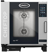 Пароконвектомат UNOX XEVC-0711-GPRM-HT газ купить по низкой цене в Красноярске | Комплекс Трейд.