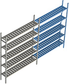 Стеллаж модульный линейный дополнительный POLAIR LOAD.ME POLY 18AL.5PP30.12Е