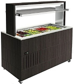 Стол шведский тепловой Enofrigo DOGE ISOLA 2000 QPC ВЕНГЕ A1DOGEIQPC20/W