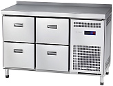 Стол холодильный Abat СХС-70-01-СО (ящики 1/2, ящики 1/2, с бортом)