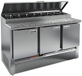 Стол для пиццы HICOLD PZE1-111/GN (1/3) камень