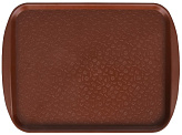 Поднос Luxstahl 415х305 мм коричневый