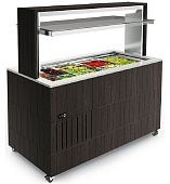 Стол шведский тепловой Enofrigo DOGE ISOLA 1000 QPC венге