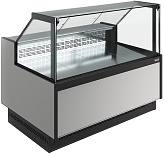 Витрина холодильная Carboma BAVARIA 4 GC110 SV 0,94-1 (версия 2.0) (без боковин)