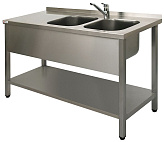 Ванна моечная двойная бизнес Simeco ВМ2EП1706П