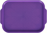 Поднос Luxstahl 450х355 мм с ручками фиолетовый