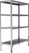 Стеллаж кухонный Hessen С-2*12*4/4 нерж.