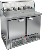 Стол для пиццы HICOLD PZE1-11/GN стекло