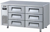 Стол холодильный Turbo air KUR15-3D-6 750 мм