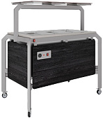 Салат-бар Кобор AO120 aluminum/glazed/sky