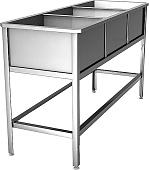 Ванна моечная GPSteel ВМ-3/430-с Стандарт