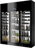 Винный шкаф Enofrigo WINE LIBRARY 3P WALL H220 P60 (A1WLW3P266P/421) черный