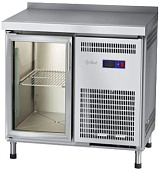 Стол холодильный Abat СХС-70 (дверь-стекло, с бортом)