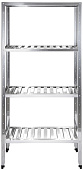 Стеллаж кухонный с решетчатыми полками Luxstahl СРРП-1800x1500x500