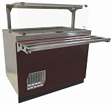 Прилавок-витрина Abat ПВВ(Н)-70Е-НШ (оригами)