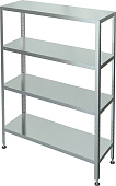 Стеллаж кухонный Марихолодмаш С-3-0,6/1,4/1,8 (нержавейка)