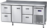 Стол холодильный Abat СХС-70-02 (2 ящика, 1 дверь, 2 ящика, борт)