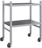 Стеллаж-тележка мобильный POLAIR LOAD.ME.MOBILE INOX МI09.2.50.11 500х900х1100 мм