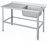 Ванна моечная ATESY ВСМЦС-С-1П.500.400-1200.600-1-02