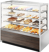 Витрина кондитерская Chilz VETE KUB 90 белый, венге мали