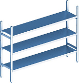 Стеллаж модульный базовый POLAIR LOAD.ME INOX 16AL.3IN40.06B