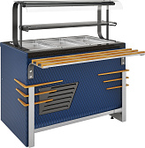 Прилавок холодильный Refettorio Case RC12A (h=100 мм на 3 GN 1/1)