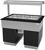 Прилавок тепловой Gastrolux ТМ-2010/5GN/SI