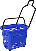 Корзина-тележка покупательская Корбис PBT30 синяя