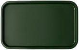 Поднос MGprof 525х325 мм темно-зеленый поверхность шагрень 