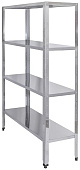 Стеллаж кухонный Luxstahl СР-1800x700x700/4