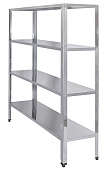 Стеллаж кухонный Luxstahl СР-1800x1500x400/4