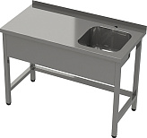 Ванна моечная одинарная бизнес Simeco ВМ1ЕП1707