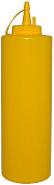 Емкость для соуса MGprof (700 мл. d=70 мм. h=243 мм. с крышкой, красная)